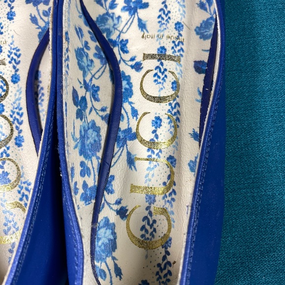 Size 7 - Women’s GUCCI Leather Ballet Flat floral insoles - Picture 7 of 10